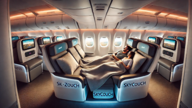 air new zealand skycouch